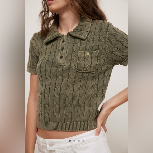 Free People Sweaters - Free people pocket polo